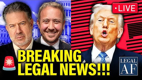 LIVE: EPSTEIN COVER UP BLOWS UP AND DOJ QUITS!! | Legal AF