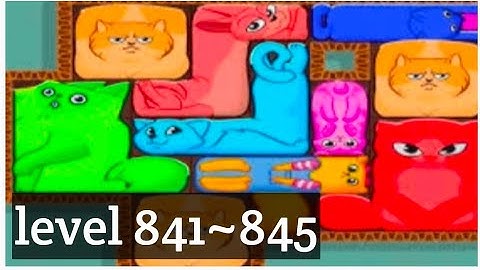 Puzzle Cats - level 841~845 Solve 