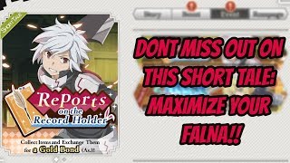DONT MISS OUT ON THIS SHORT TALE!!!! [Danmachi Memoria Freese]