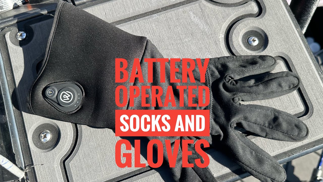 Ewool Battery heated gloves and socks fishing hunting