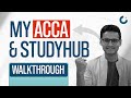 myACCA &amp; Studyhub Walkthrough | Complete Guide for ACCA Students | Dipan Sir | Career Compass ACCA