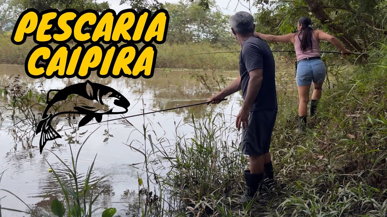 PESCARIA RAIZ DE TRAÍRA NA LAGOA DO BAMBU DEU BOM!