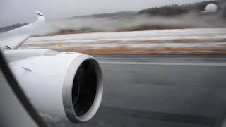 Finnair Airbus A350900 takeoff from Rovaniemi RVN/EFRO