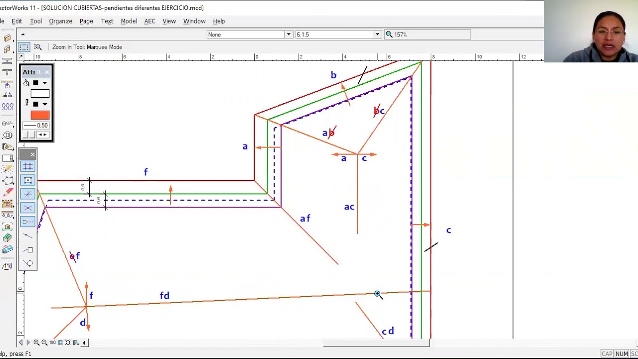 Solución de cubiertas - pendientes diferentes