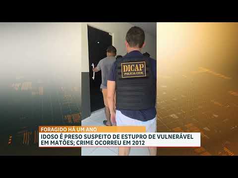 MATÕES RAPE ARREST 08/31