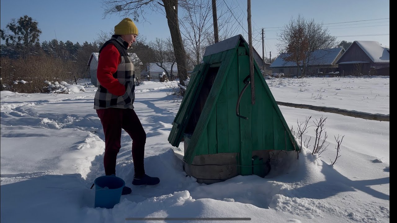 One Winter Day in the Village | looking after the farm and preparing rustic dishes
