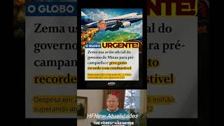 Governo de Minas gera gasto recorde com avião oficial 🚨💸