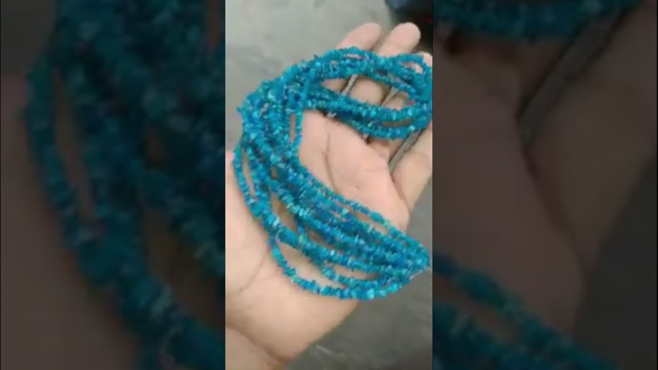 Blue Opal Uncut Chips Gemstone Beads