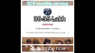 R2h net worth ||round 2 hell monthly income #shorts #short