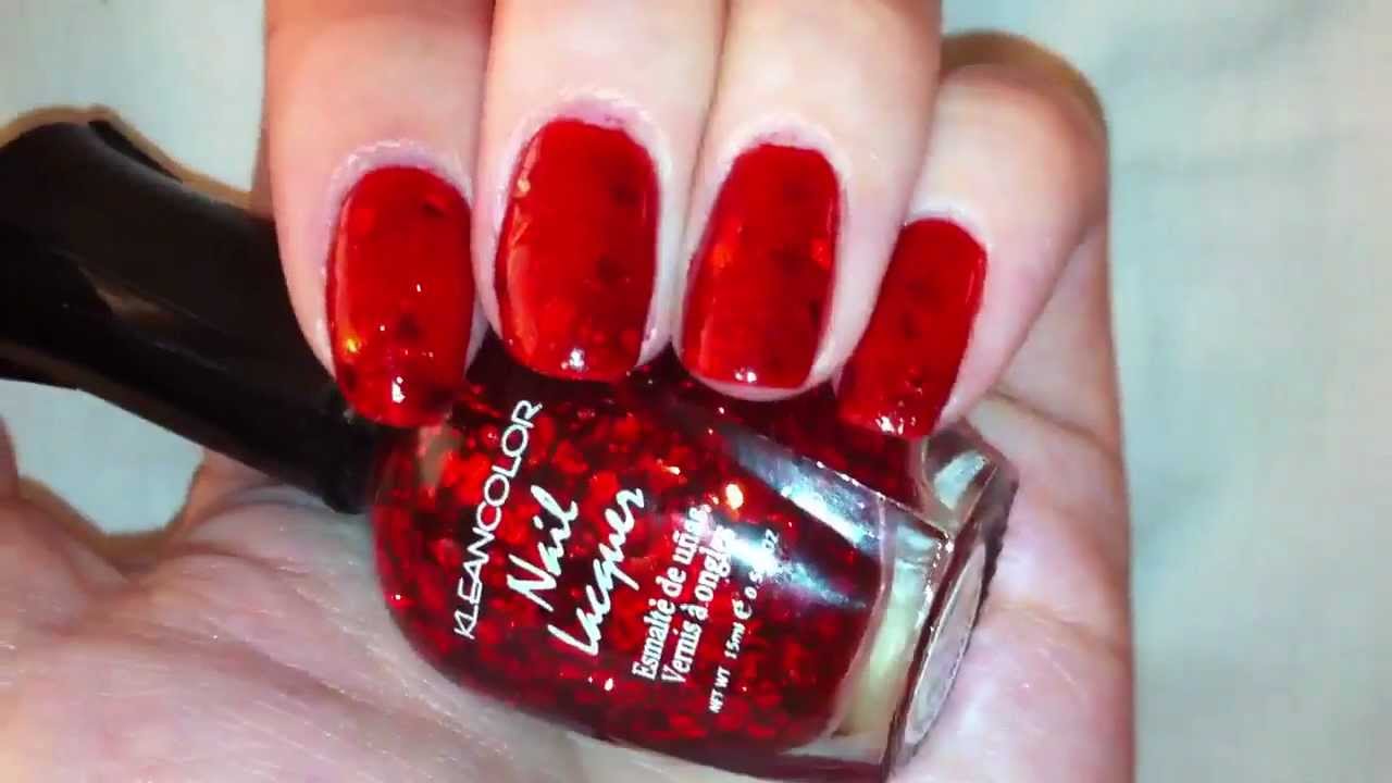 Kleancolor Red hot & Chunky holo Scarlet