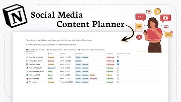 How to add a Social Media Content Planner in Notion