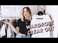 HUGE WARDROBE CLEAR OUT & DECLUTTER | ORGANISE WITH ME | I Covet Thee