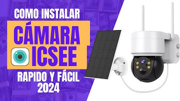 CÁMARA ICSEE | CONFIGURAR Y CÓMO COMPARTIR LA CÁMARA SOLAR ICSEE FÁCIL Y RAPIDO METODO 2024