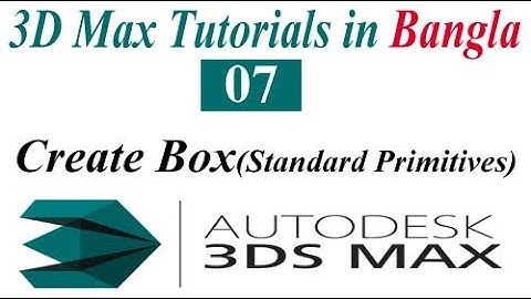 07 Create Box Standard Primitives 3D Max Tutorials in Bangla
