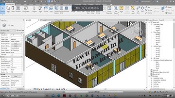 How to Make Door Transparent in 3D View In Revit