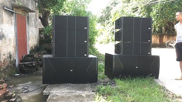 Test Bộ Array Bãi Chuyên Đánh Sự Kiện Lớn Ngoài Trời mở Hết Công Suất