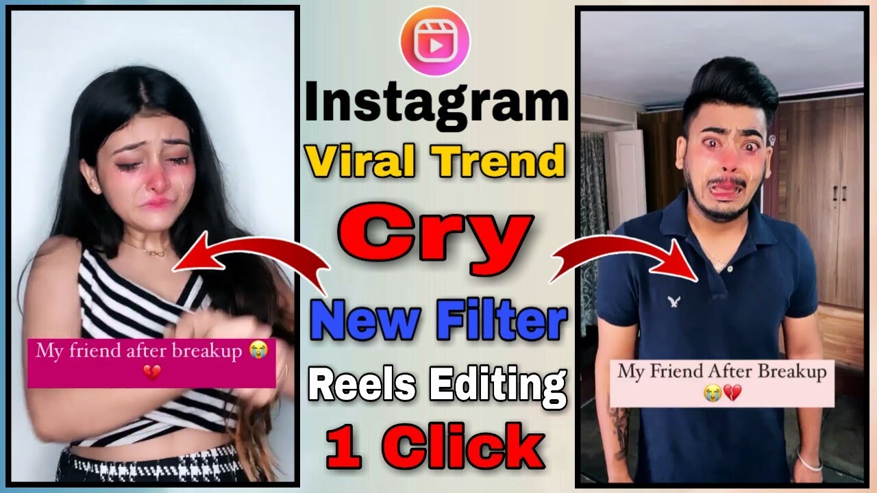 Girl With Big Lips On Instagram Crying Filter