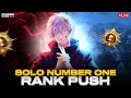 🥇 SOLO NUMBER ONE RANK PUSH 🔥⚡️S A T A N O P | #solo #battlegroundsmobileindia #satanop