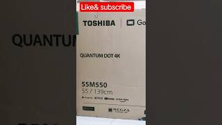 Toshiba QLED tv review youtuber shortsvideo reels shorts