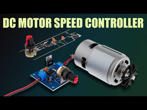 Control DC Motor Speed with This Simple Circuit | 555 Timer & PWM | MOSFET Circuit