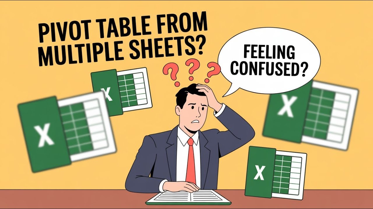 How to Crate a Pivot Table from multiple sheets