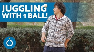 How to JUGGLE with 1 BALL 🔵 Beginner Ball Juggling Tutorial