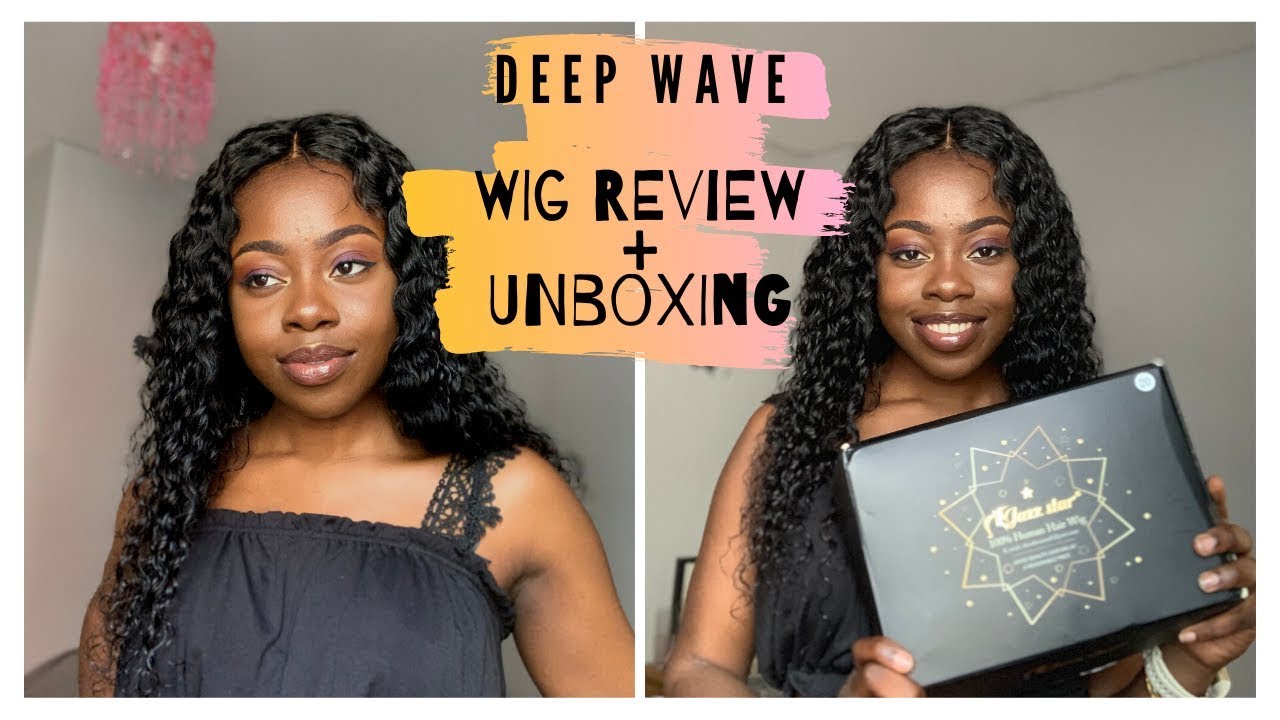 BEST AFFORDABLE DEEP WAVE WIG | JAZZ STAR HAIR ALIEXPRESS | UNBOXING & REVIEW