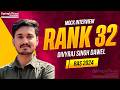 Mr. Divyraj Singh Dawel  | RAS-2024 | Rank-32 | Mock Interview | SpringBoard Academy