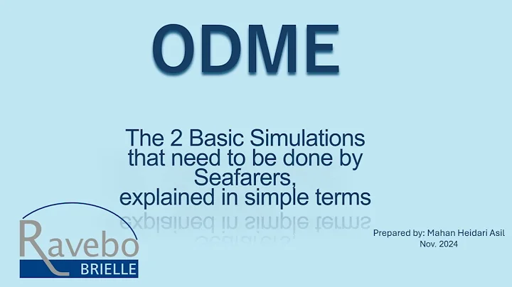 ODME Simulation Tests Onboard - Ravebo Marine Services