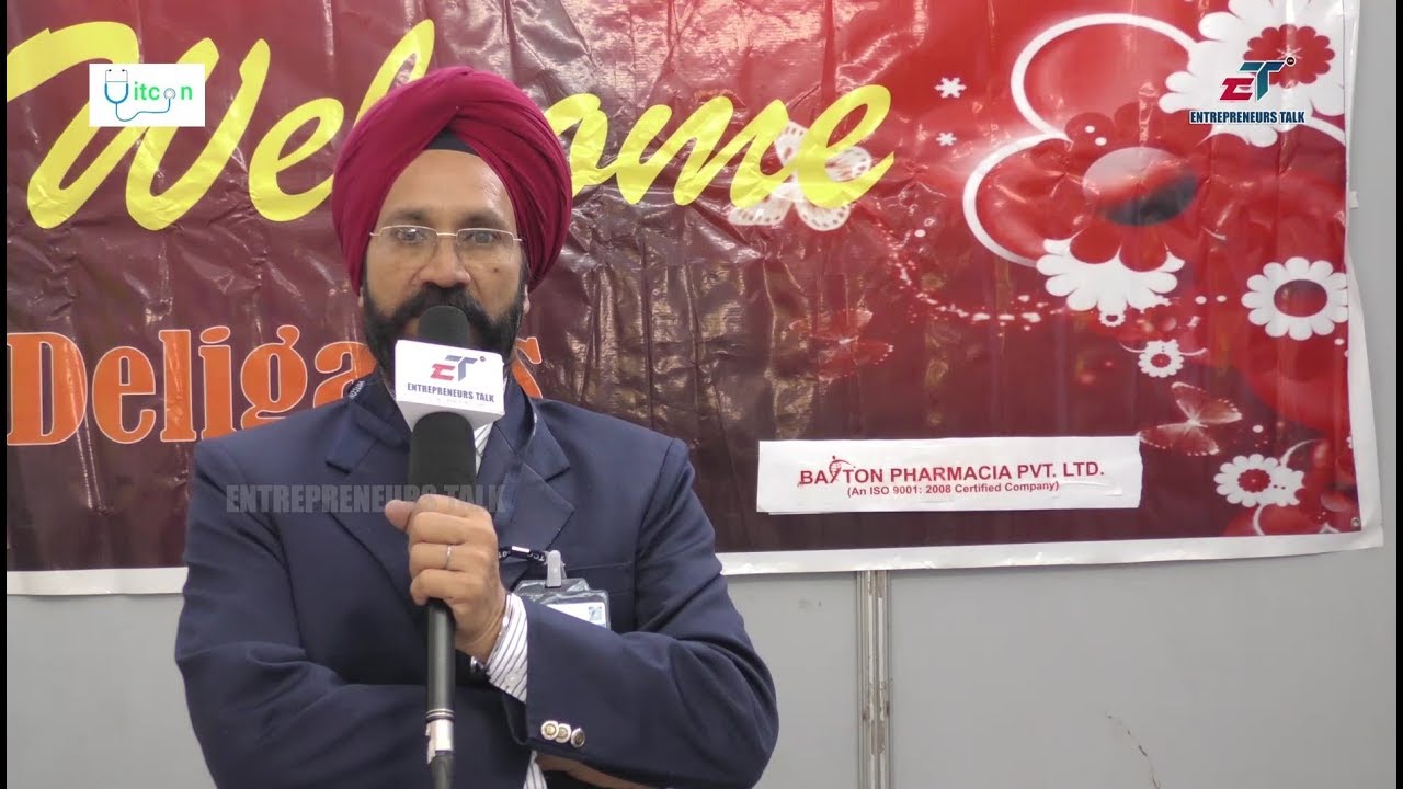 Sukhvinder Singh Arora Manager Baxton India at Hitcon Healthtech Conference 2018