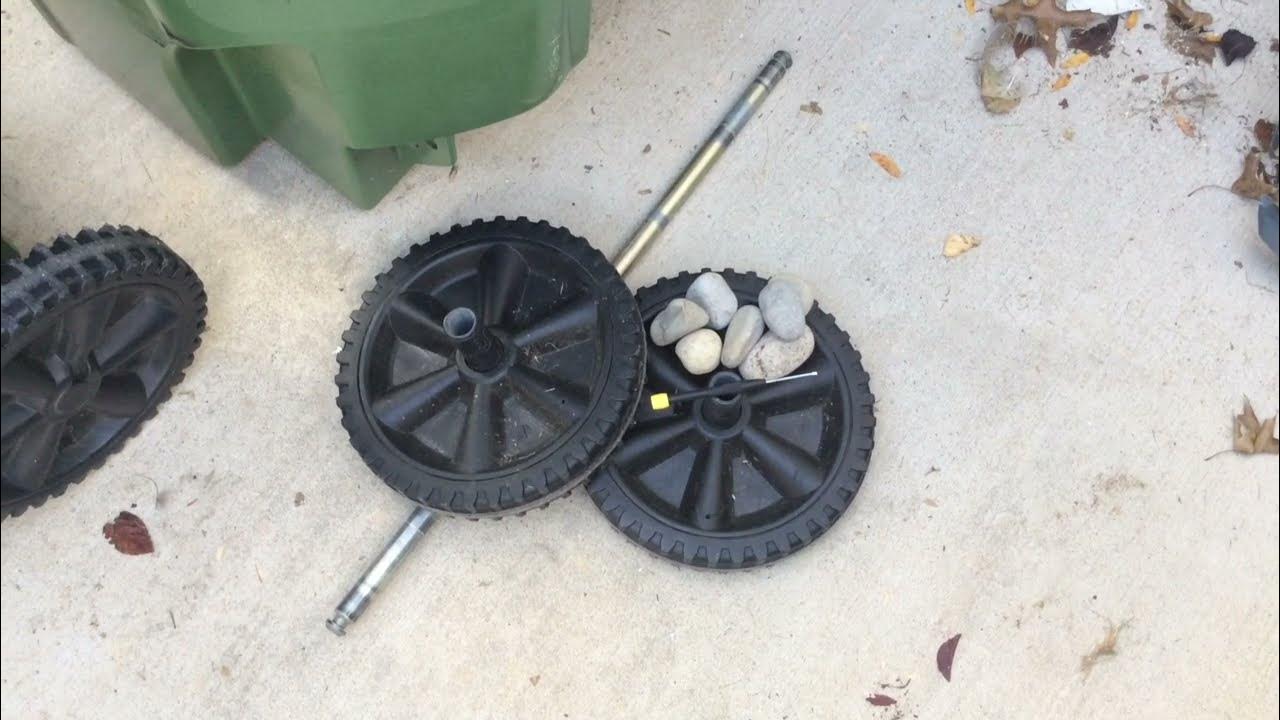 Large plastic Garbage can (Wheels) - Demolition