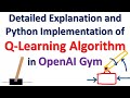 Detailed explanation and python implementation of qlearning algorithm in openai gym cartpole