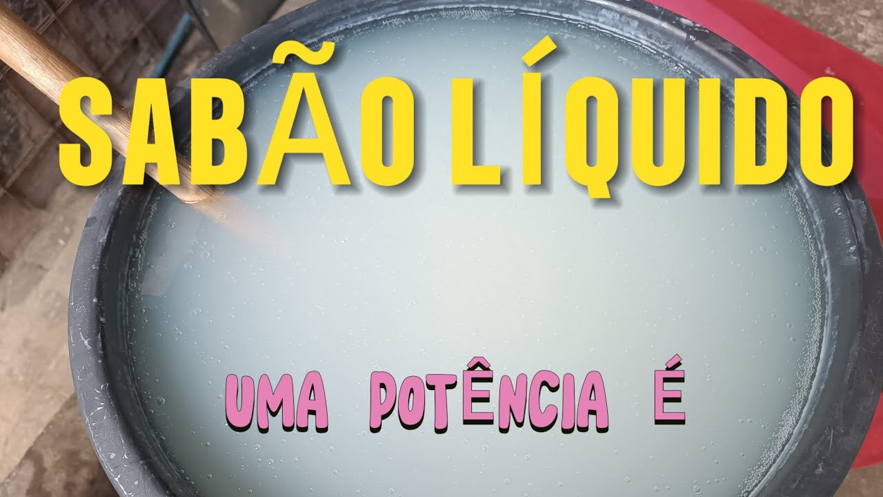 COMO FAZER SABÃO LÍQUIDO USANDO POUCOS INGREDIENTES