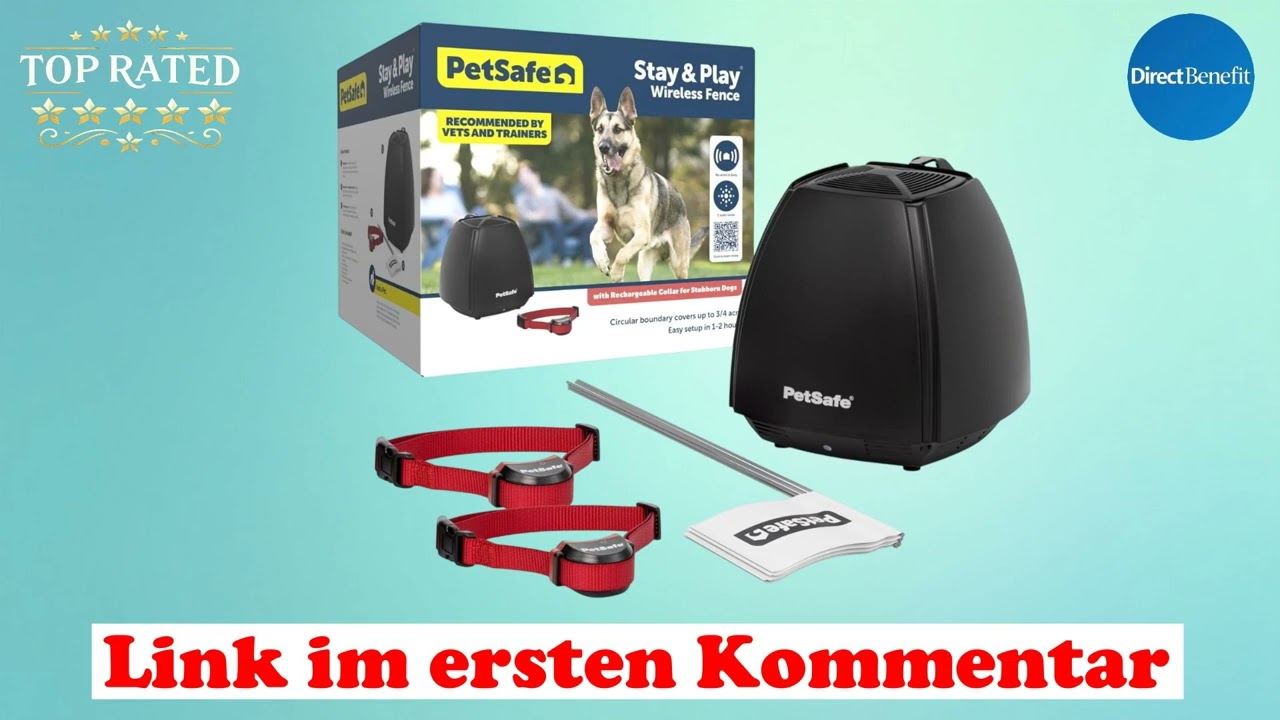 PetSafe Stay & Play Kabelloser Zaun für ausbruchsichere Hunde