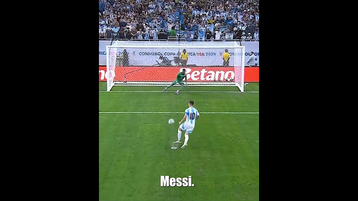 Decisive Panenka Penalty + Messi 😪
