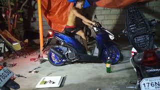 Manual isc Honda click idle rumble testing sound check 