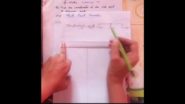 Mid Point Formula |Straight Line |complete video upload on my channel #math #midpointformula #shorts