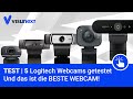 5 Logitech Webcams im Vergleich | Das hat uns überzeugt!