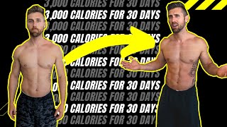 I ate 3,000 CALORIES A DAY for 30 DAYS .... (SHOCKING RESULTS)