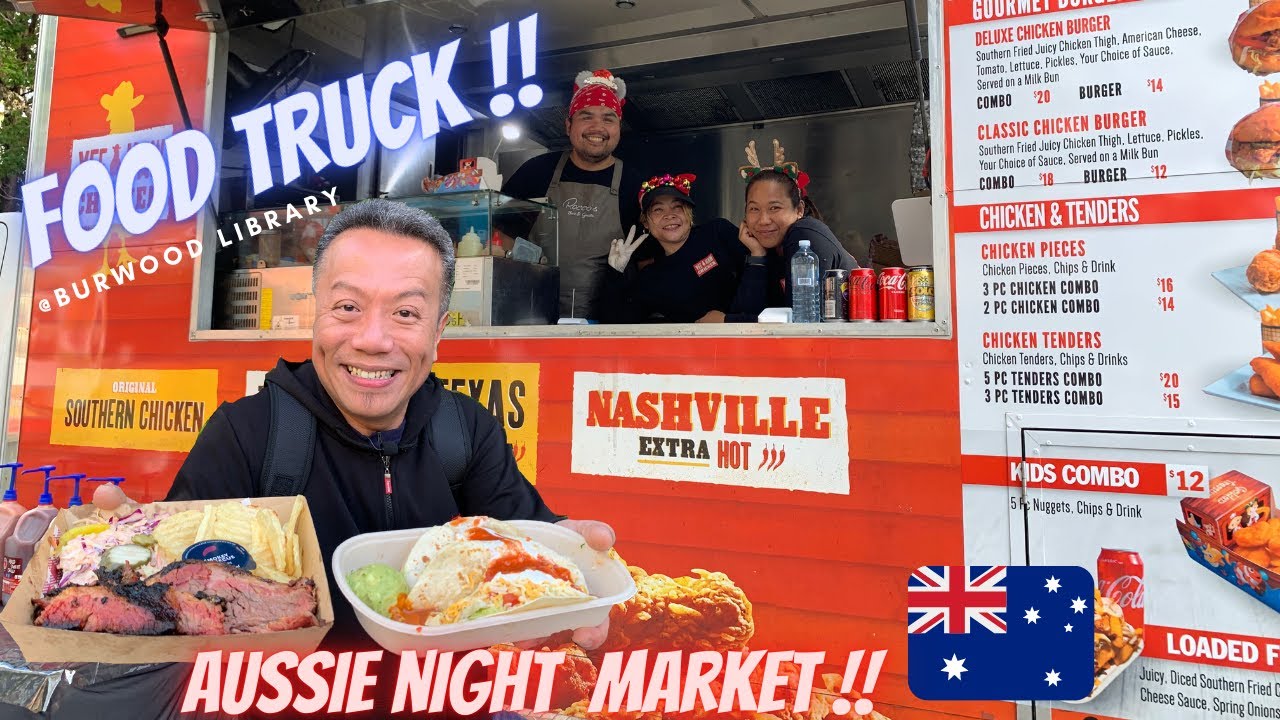 FOOD TRUCK  🛻 🚚 🚛  -  AUSSIE NIGHT MARKET  2022