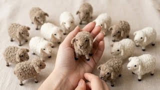 I Made 100 Cute Wool Sheep in One Day & Sold Them All in 5 Minutes! 🐑💰 Easy DIY That Sells Fast!