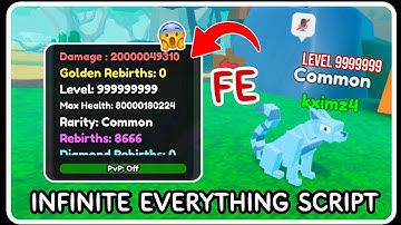 [ FE ] Infinite Everything Script - ROBLOX SCRIPTS - Infinite Level, Rebrith & More!