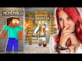 LA MIA RAGAZZA GIOCA PER LA PRIMA VOLTA a MINECRAFT ITA!