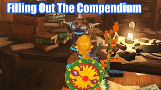 Zelda Tears of The Kingdom Filling Out The Compendium Side Adventure Walkthrough