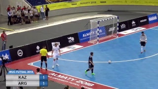 WUC FUTSAL 2018 KAZ - ARG (ALMATY ARENA)