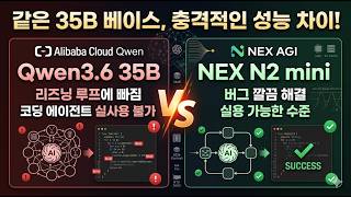 Qwen3.6 35B vs Nex N2 mini 성능평가