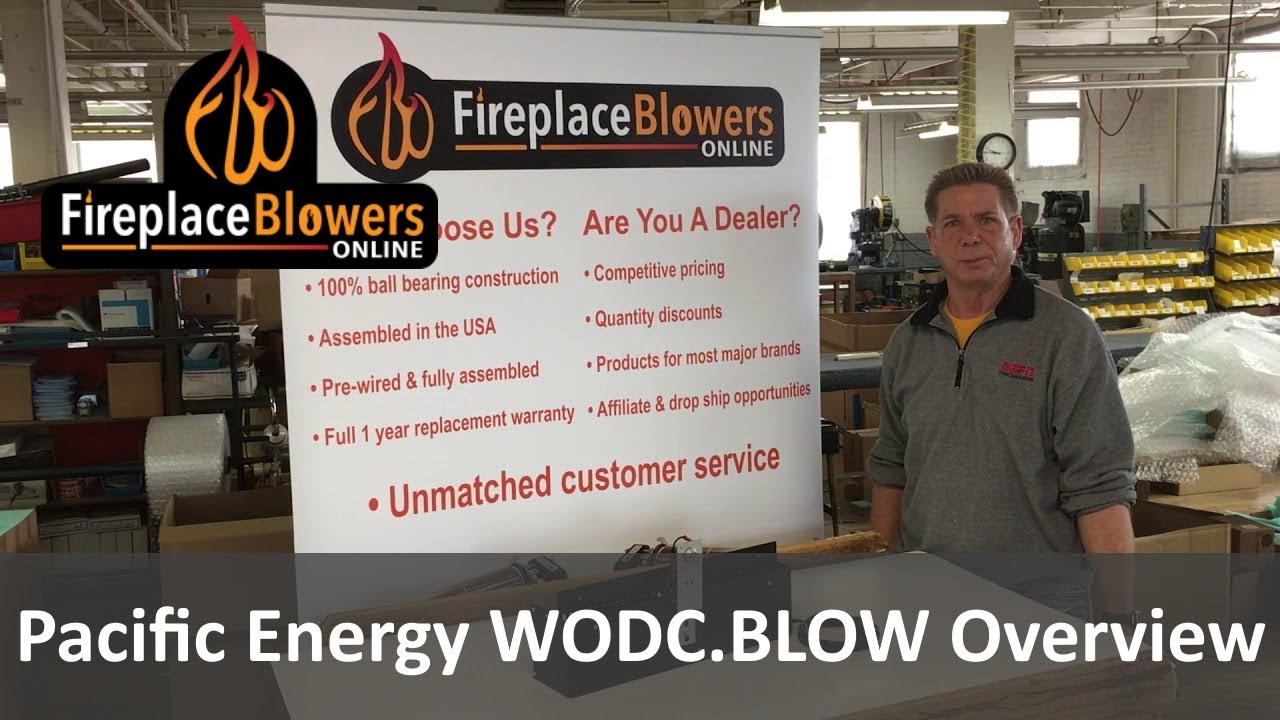 Pacific Energy WODC.BLOW Fireplace Blower Kit Overview YouTube