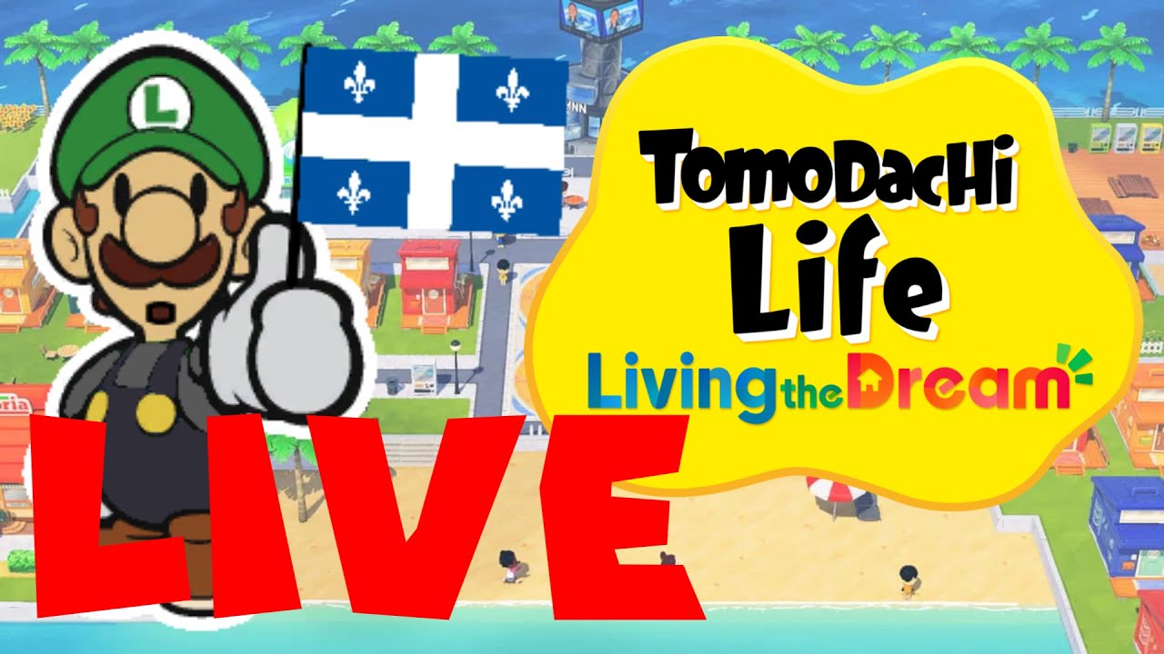 LIVE Tomodachi Life mais c'est juste des célébritées Québecoises