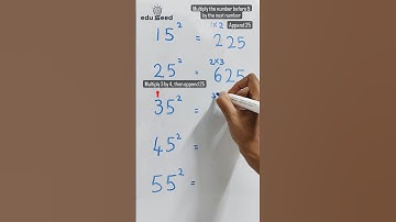 🔓Unlocking the Magic of Numbers: A Quick Trick to Square Numbers Ending in 5!  #maths #mathstricks