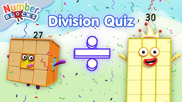 Division Number Magic Quiz | Learn to Count | @Numberblocks